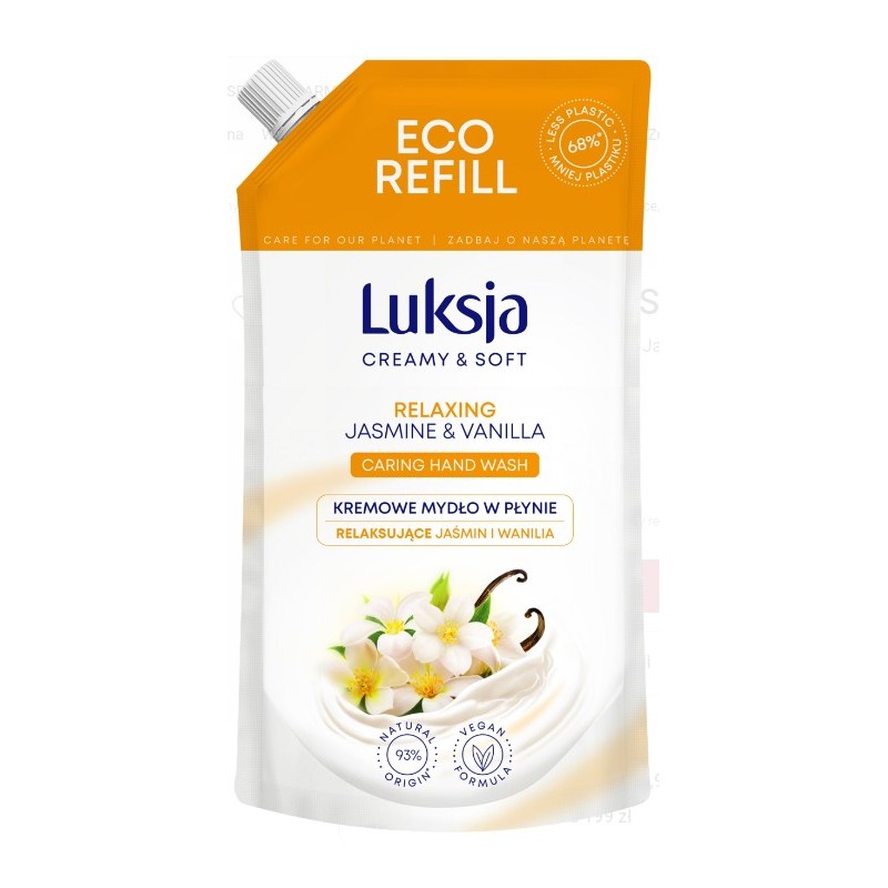 Luksja Kremowe Mydło w Płynie Jaśmin Wanilia 400ml